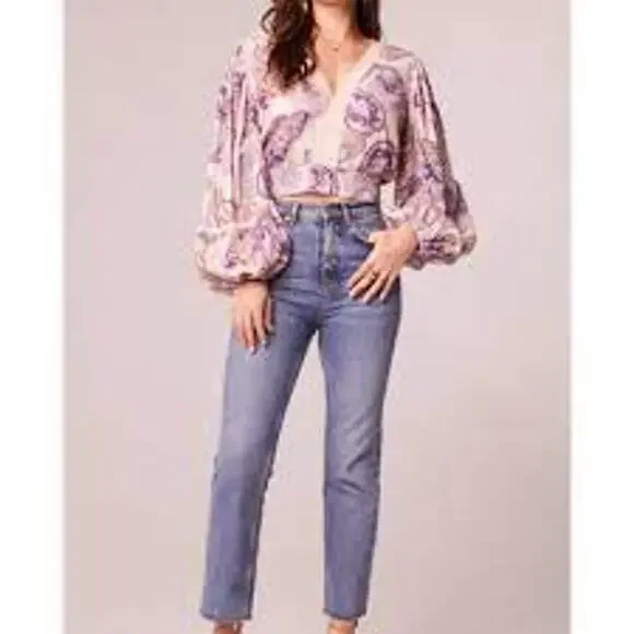 NWT Band‎ of the Free Mirabelle Crop Top, W7326248, women's Size L - Picture 3 of 5